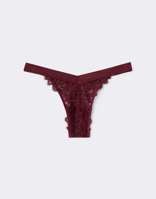 Intimissimi Elevate your day brasilian in port red, 5 of 5