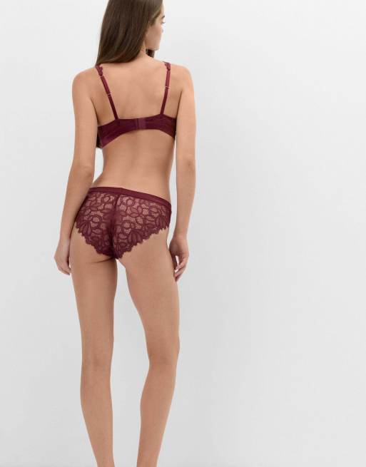 Intimissimi Elevate your day knickers in port red, 2 of 5