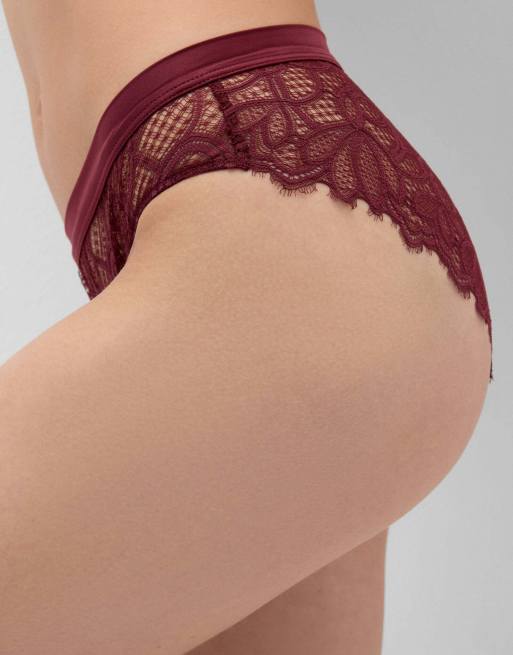 Intimissimi Elevate your day knickers in port red, 3 of 5