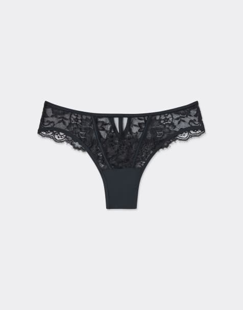 Intimissimi Ethereal embrace brazilian briefs in black - view 1
