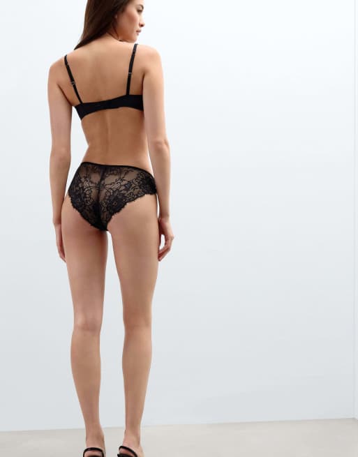 Intimissimi Ethereal embrace sofia balconette bra in black, 2 of 5