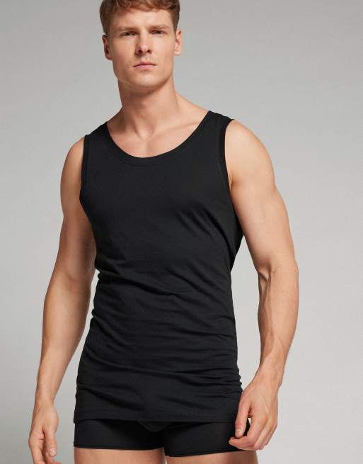 Intimissimi Extrafine vest top in black, 2 of 5