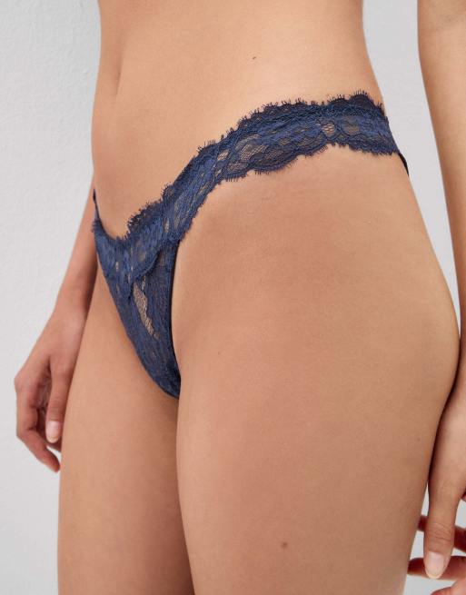 Intimissimi Fanciful flowers brasilian in iron blue, 3 of 5