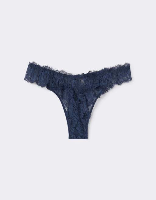 Intimissimi Fanciful flowers brasilian in iron blue, 5 of 5