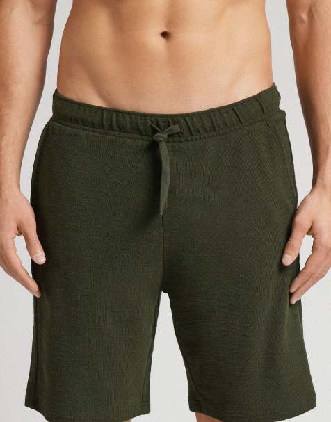 Intimissimi Fleece shorts in military green - view 1