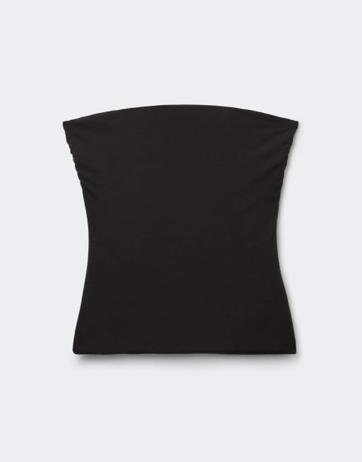 Intimissimi Fresh bamboo bandeau top in black, 5 of 6
