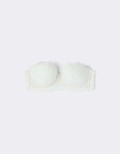 Intimissimi From the boudoir anna bandeau bra in white, 5 of 5