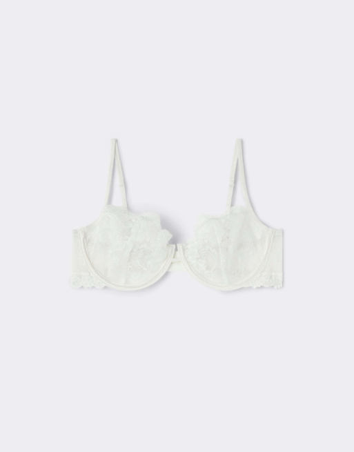 Intimissimi From the boudoir balconette bra in white, 5 of 5