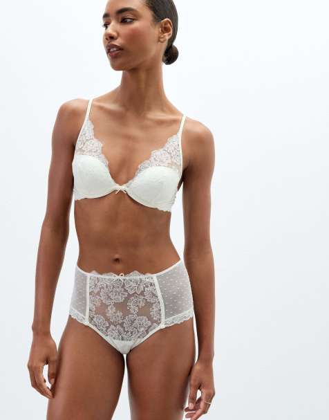 Intimissimi From the boudoir elena balconette bra in white - view 1