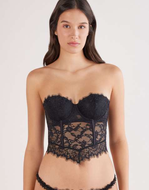 Intimissimi Giada glimmer of pleasure in black