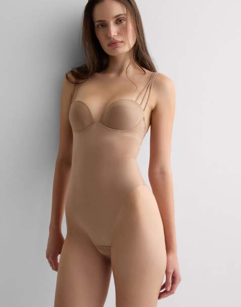 Intimissimi Ilenia ultralight microfibre body in brown cappuccino