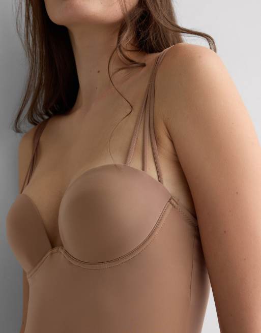 Intimissimi Ilenia ultralight microfibre body in brown cappuccino, 2 of 3
