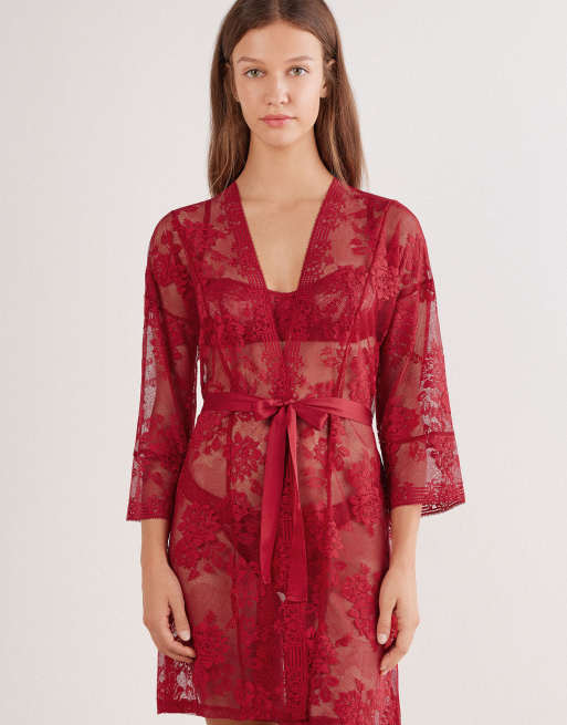 intimissimi lace dress Lady Sheer Silk and Lace Slip