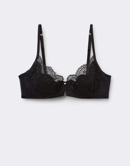 Intimissimi La vie en rose carioca balconette bra in black | ASOS