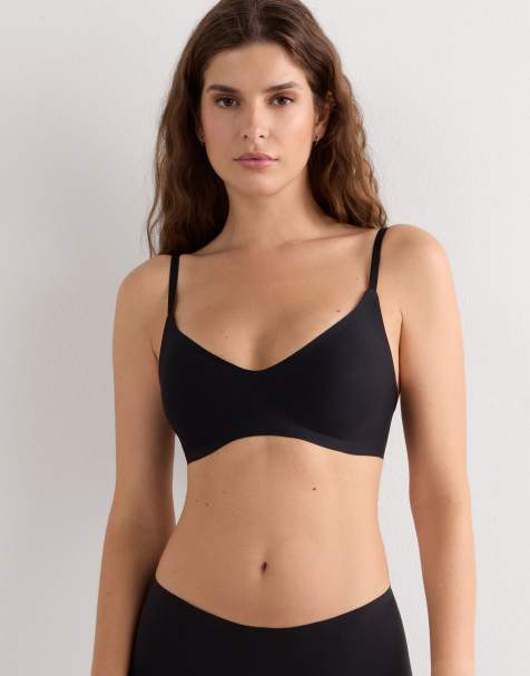 Intimissimi Laila microfibre bra top in black - view 1