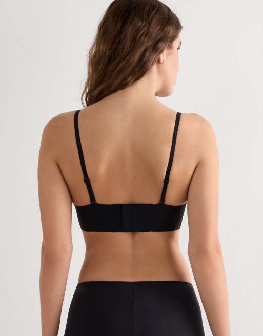 Intimissimi Laila microfibre bra top in black, 2 of 6