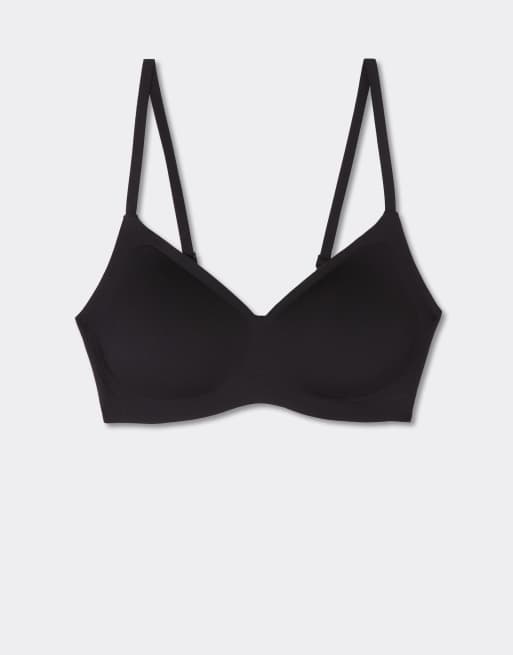 Intimissimi Laila microfibre bra top in black, 5 of 6
