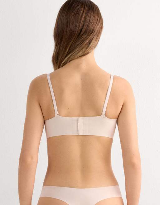 Intimissimi Laila microfibre bra top in cream ivory, 2 of 6