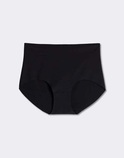 Intimissimi Laser cut french knickers in black, 5 of 5