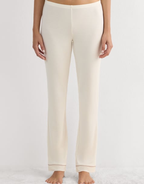 Intimissimi Long micromodal trousers in vaniglia - view 1