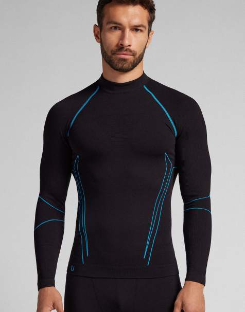 Intimissimi Long-sleeved technical sports top in black
