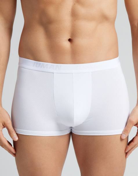 Intimissimi Microfibre boxers with logo in white - view 1