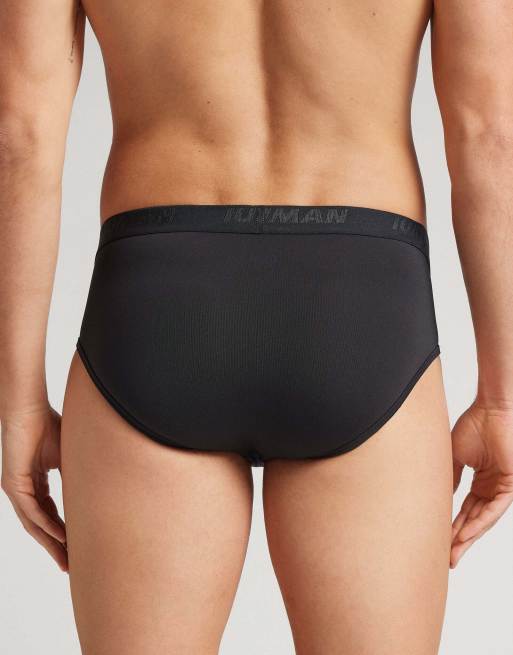 Intimissimi Microfibre briefs with logo in black, 2 of 5