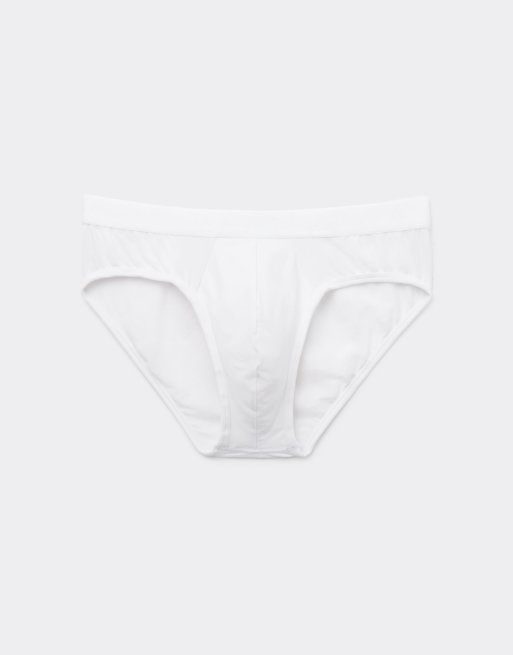 Intimissimi Microfibre briefs with logo in white, 3 of 5