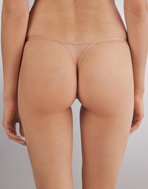 Intimissimi Microfibre g-string with side straps in honey soft beige, 2 of 4