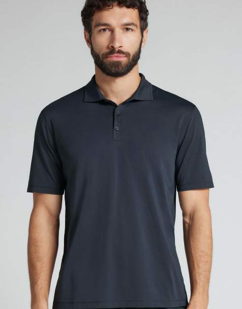 Intimissimi Non-iron polo in blue