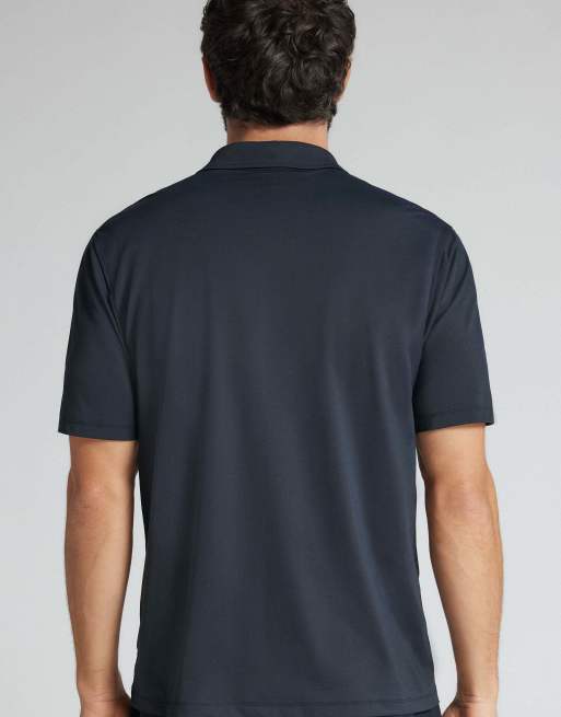 Intimissimi Non-iron polo in blue, 2 of 5