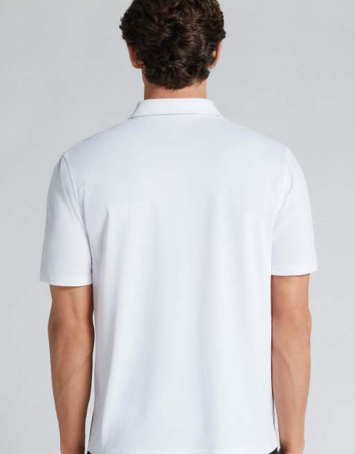 Intimissimi Non-iron polo in white, 2 of 5