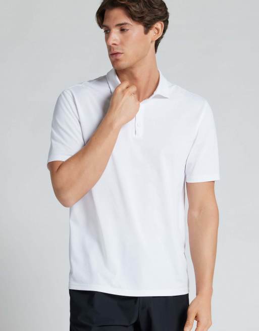 Intimissimi Non-iron polo in white, 4 of 5