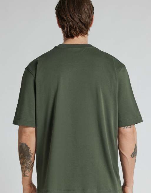 Intimissimi Oversized 100% cotton t-shirt in green, 2 of 5