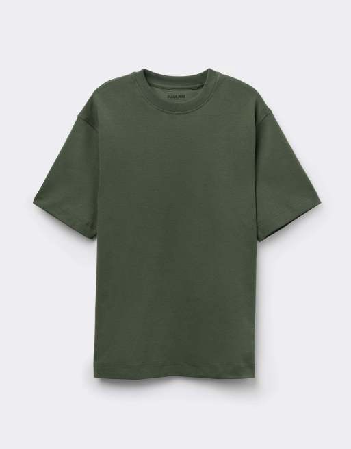 Intimissimi Oversized 100% cotton t-shirt in green, 3 of 5