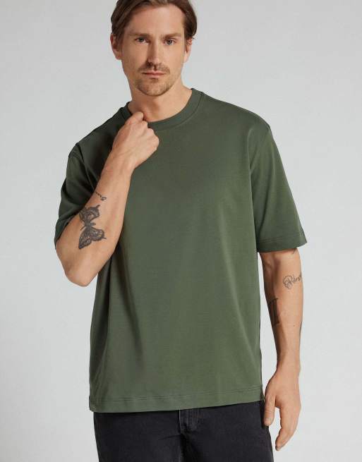 Intimissimi Oversized 100% cotton t-shirt in green, 4 of 5
