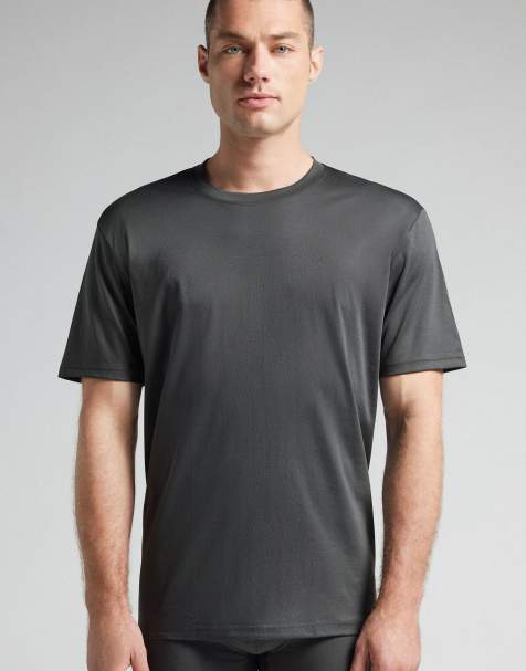 Intimissimi Premium cotton t-shirt in dark grey