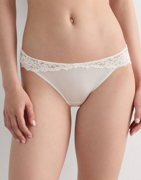 Intimissimi Pretty flowers briefs in talc white - view 1