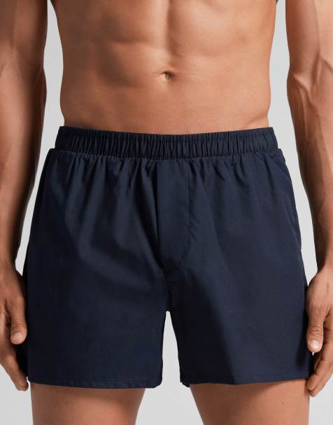 Intimissimi Print-detail boxers in midnight blue - view 1