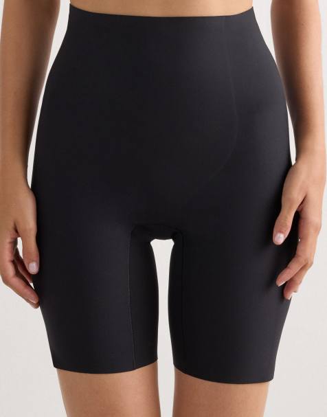 Intimissimi Raw-cut microfibre shorts in black - view 1