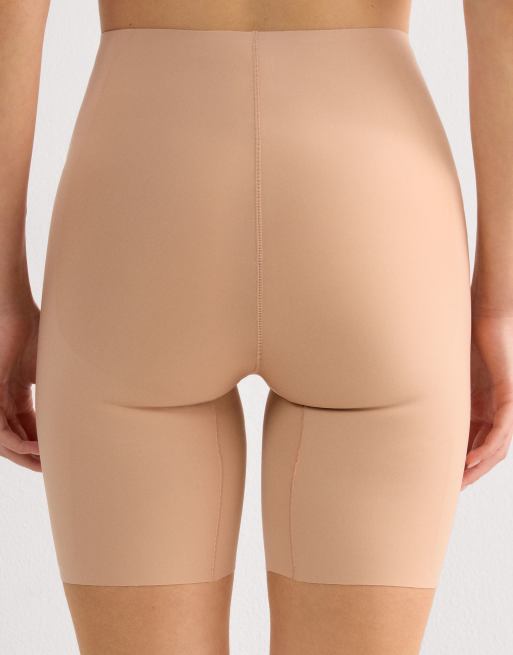 Intimissimi Raw-cut microfibre shorts in honey soft beige, 2 of 4