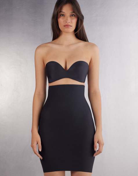 Intimissimi Seamless microfibre shaping slip in black - view 1