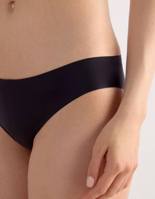 Intimissimi Seamless microfibre snug-fit panties in black, 3 of 6