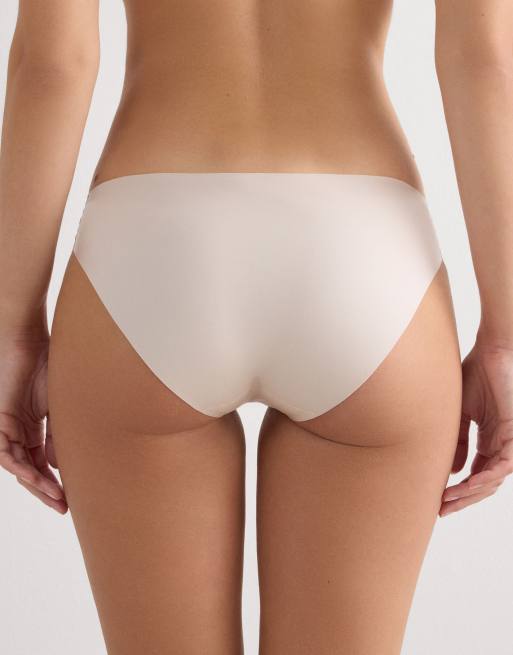 Intimissimi Seamless microfibre snug-fit panties in cream ivory, 2 of 6
