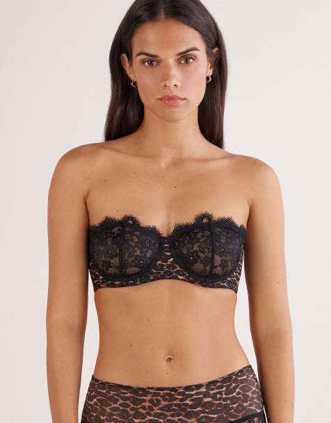 Intimissimi Sensual attitude bandeau balconette bra in animal print - view 1
