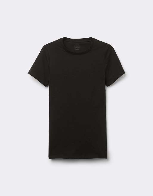 Intimissimi Short-sleeved stretch top in black, 5 of 6