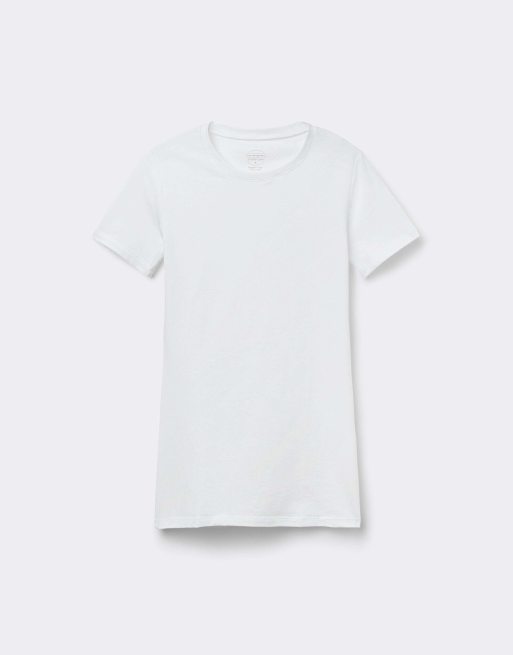 Intimissimi Short-sleeved stretch top in white, 5 of 6