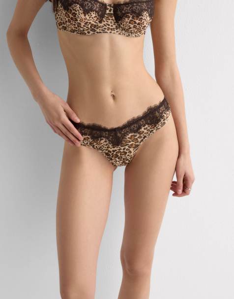 Intimissimi Simply Iconic Brazilian Briefs in animal print - view 1