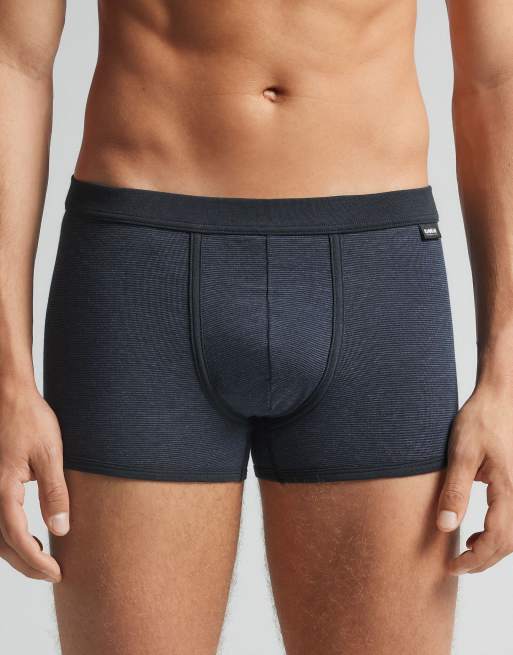 Intimissimi Superior cotton boxers in midnight blue