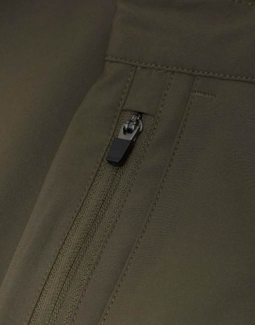 Intimissimi Technical swim trunks in olive green, 6 of 6